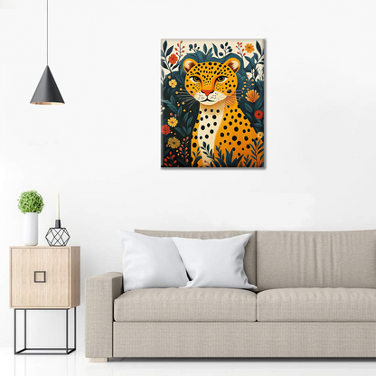 Leopardo della Giungla - Dipingere con i Numeri