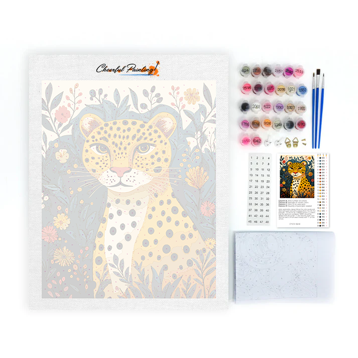 Leopardo della Giungla - Dipingere con i Numeri