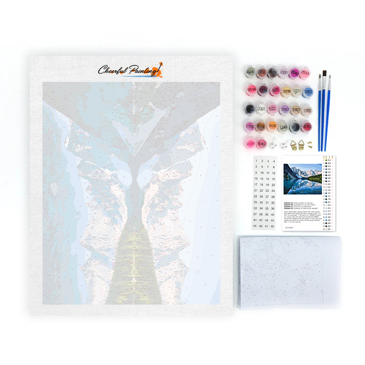 Lago Moraine - Dipingere con i Numeri