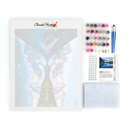 Lago Moraine - Dipingere con i Numeri