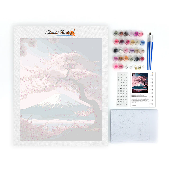 Fiori di Sakura - Dipingere con i Numeri