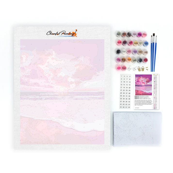 Mare rosa - Dipingere con i Numeri