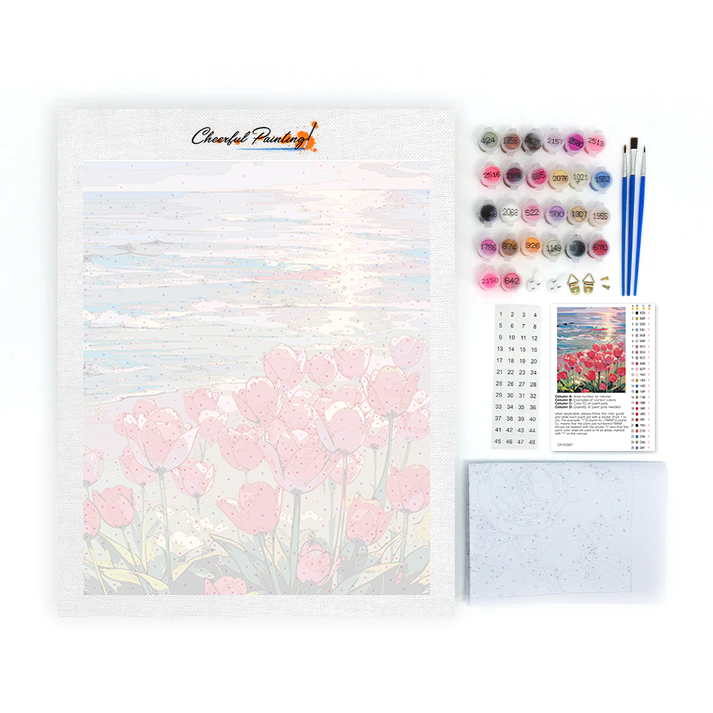 Tulipani sul Mare - Dipingere con i Numeri