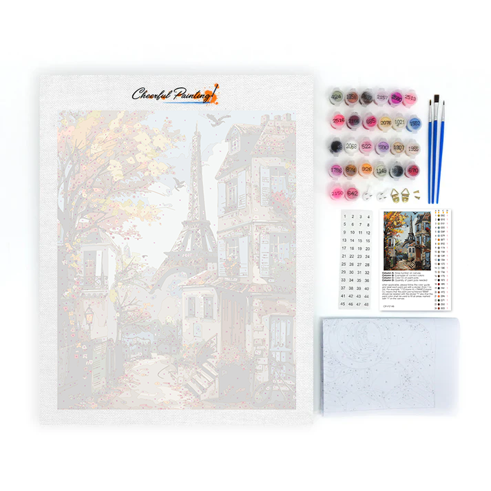 Autunno a Parigi - Dipingere con i Numeri