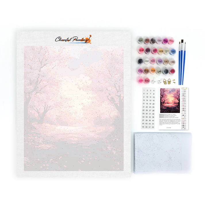 Sentiero di Sakura - Dipingere con i Numeri