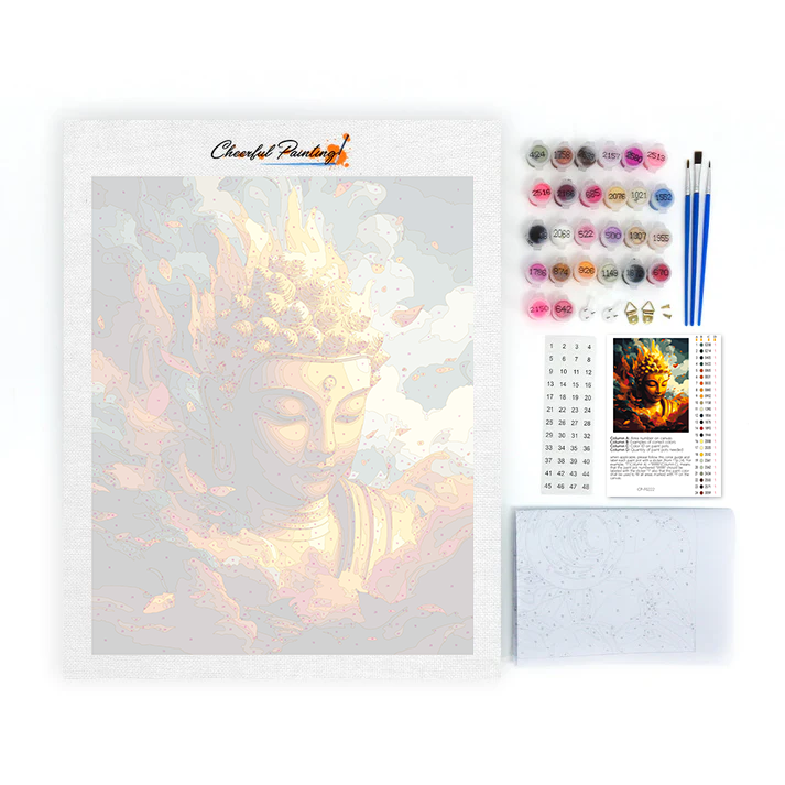 Buddha d'oro - Dipingere con i Numeri