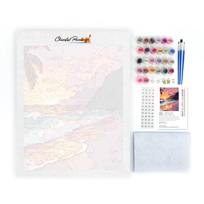 Tramonto da sogno - Dipingere con i Numeri