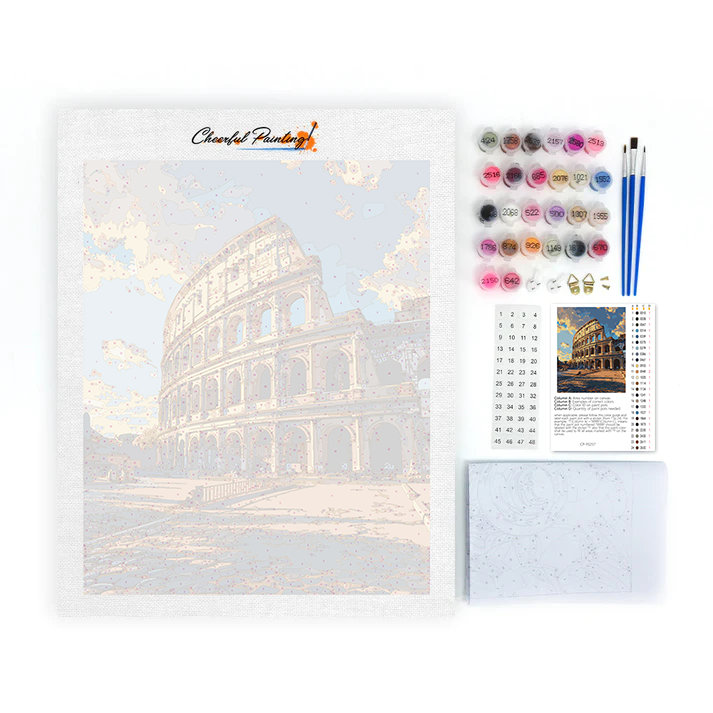 Roma Colosseo - Dipingere con i Numeri