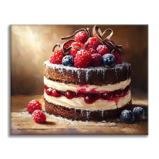Torta Mousse - Dipingere con i Numeri