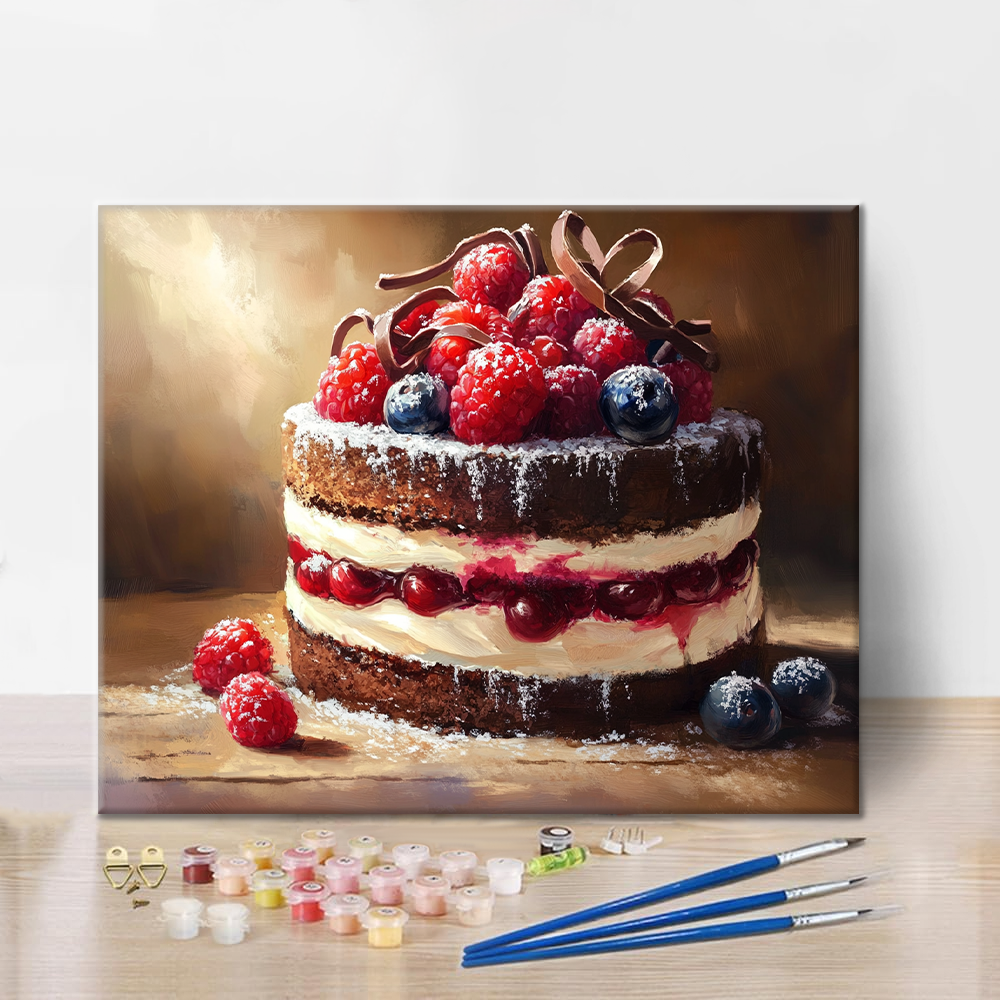 Torta Mousse - Dipingere con i Numeri