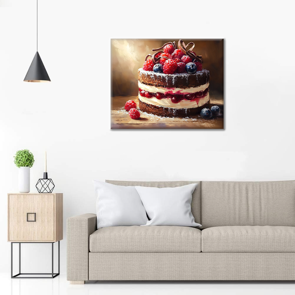 Torta Mousse - Dipingere con i Numeri