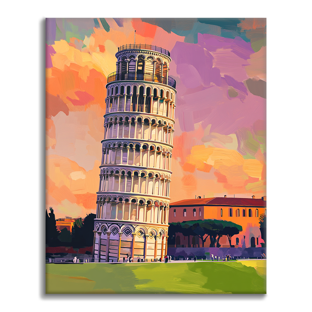 Torre di Pisa - Dipingere con i Numeri