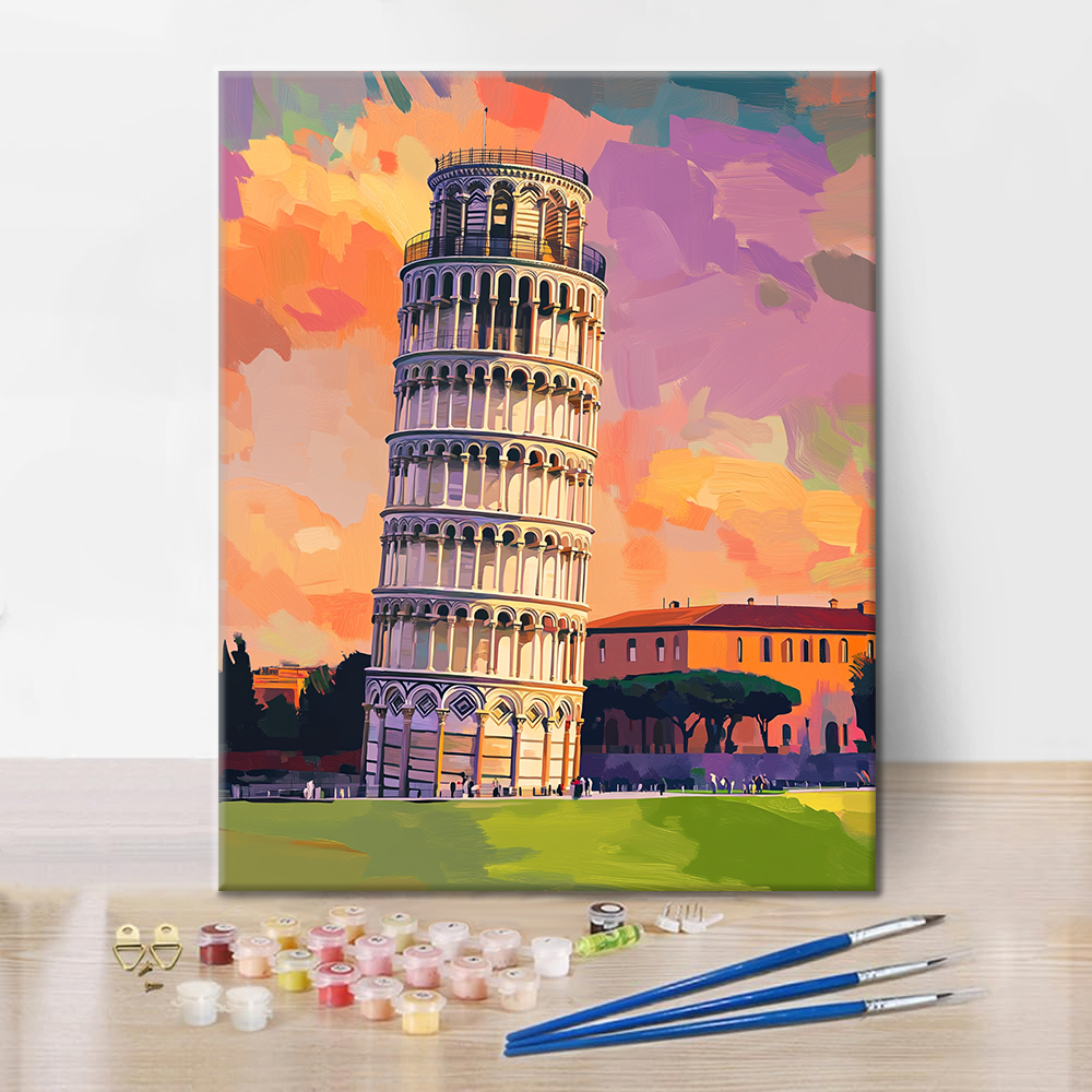 Torre di Pisa - Dipingere con i Numeri
