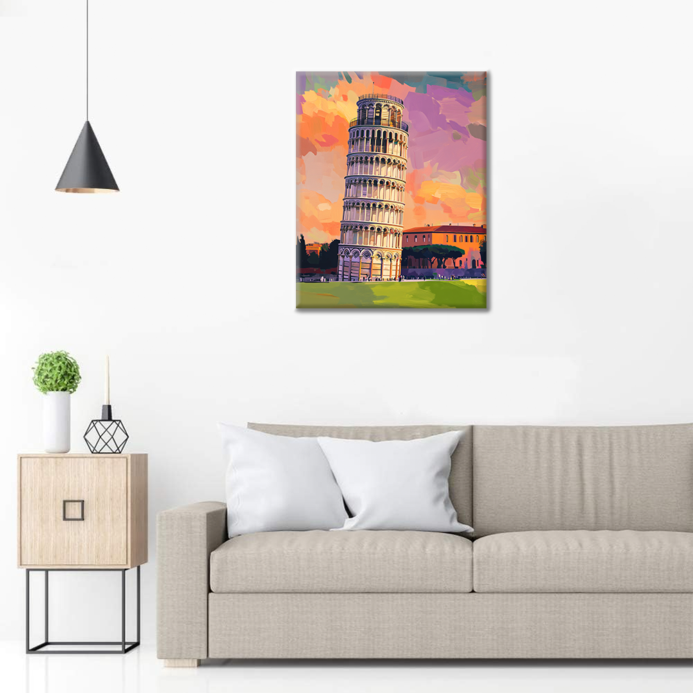 Torre di Pisa - Dipingere con i Numeri