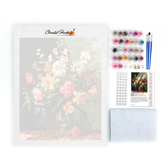 Fiore in fiore - Dipingere con i Numeri