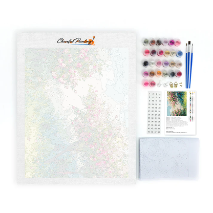 Ciliegi in fiore - Dipingere con i Numeri