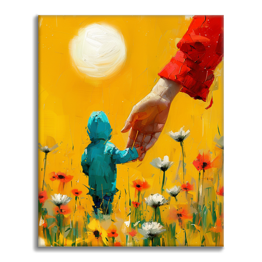 L’amore di una madre – Dipingi con i numeri