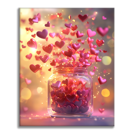 Amore visibile – Dipingi con i numeri