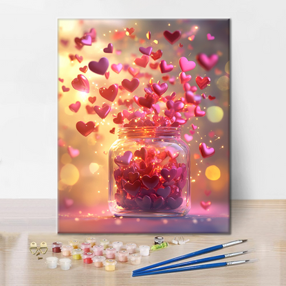 Amore visibile – Dipingi con i numeri