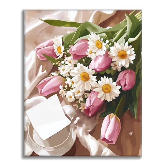 Fiori per Mamma – Dipingi con i numeri