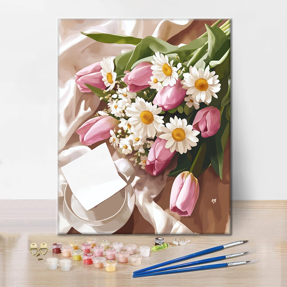 Fiori per Mamma – Dipingi con i numeri