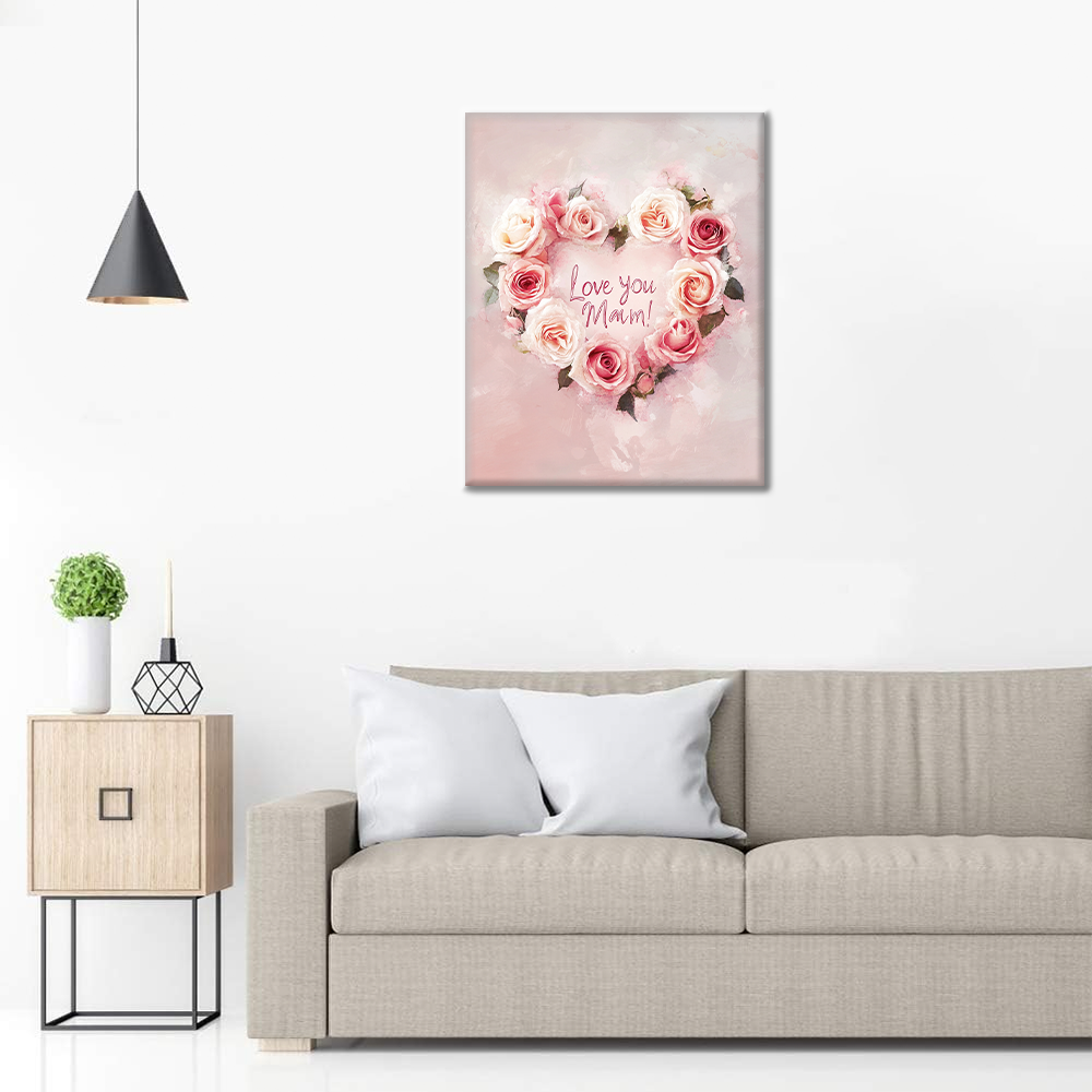 Corona di rose – Dipingi con i numeri