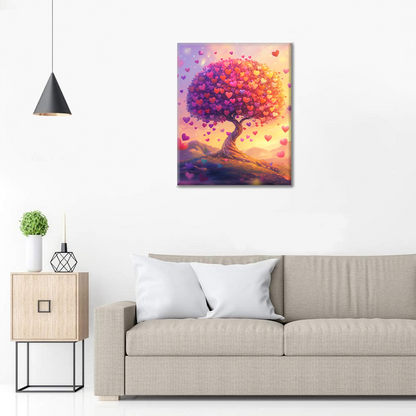 L’albero dell’amore – Dipingi con i numeri