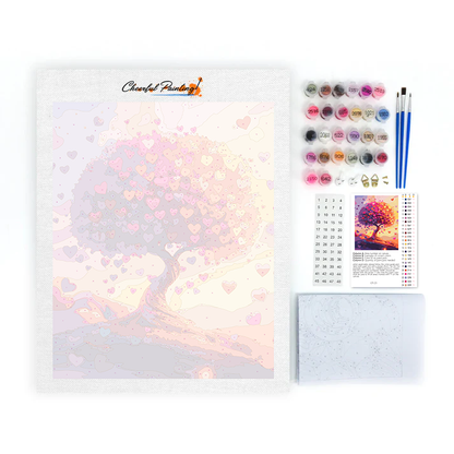L’albero dell’amore – Dipingi con i numeri