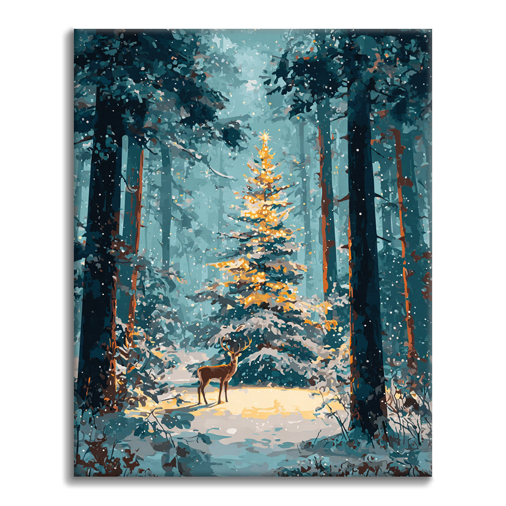 Foresta di Natale – Dipingere con i Numeri