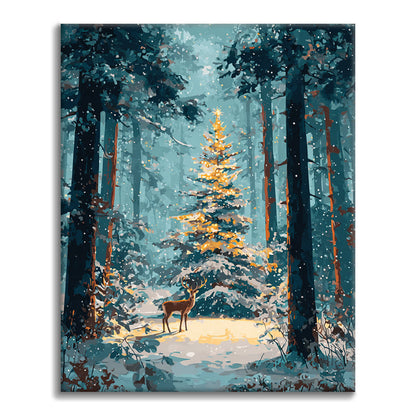 Foresta di Natale – Dipingere con i Numeri