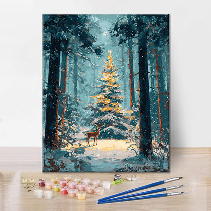 Foresta di Natale – Dipingere con i Numeri
