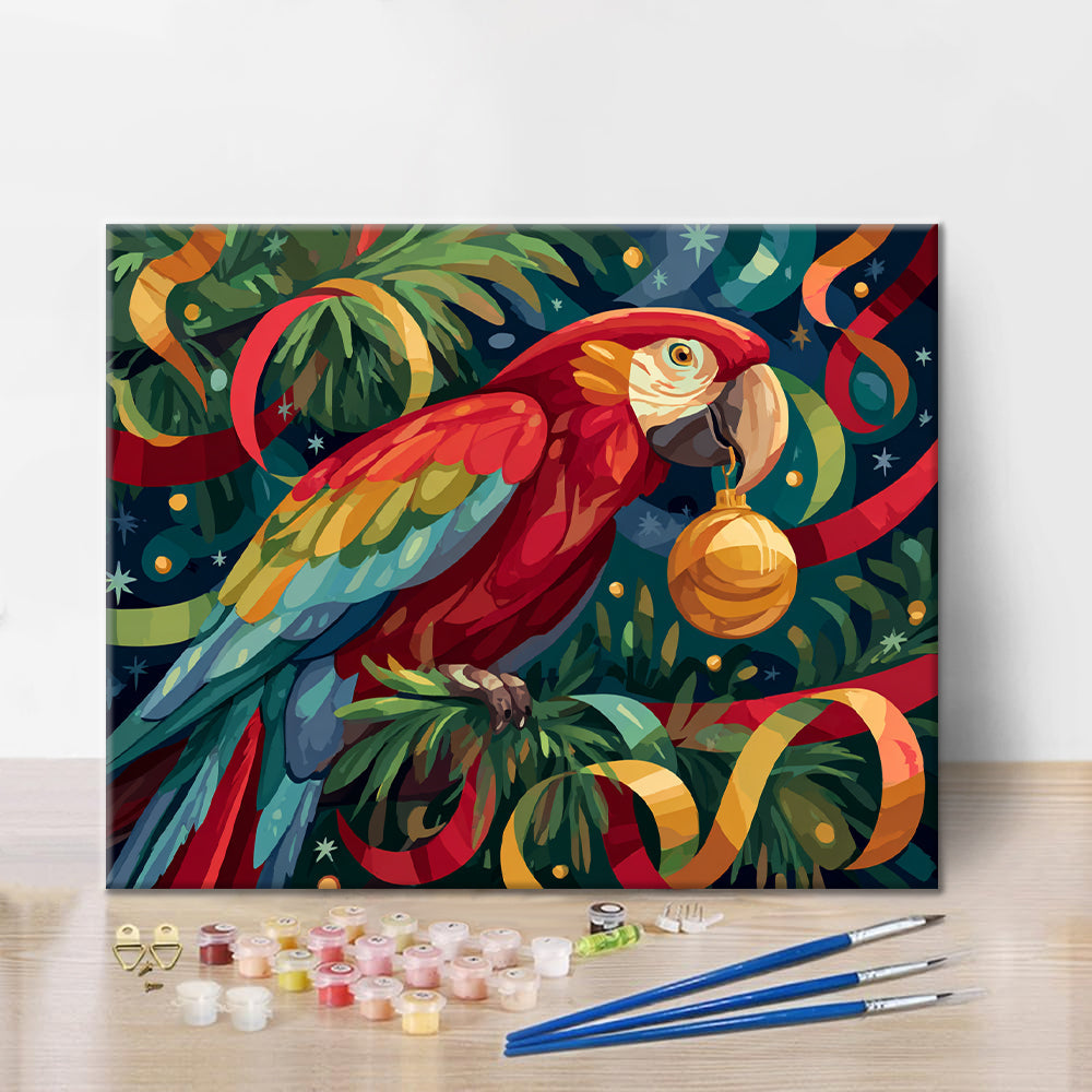 Pappagallo festivo – Dipingere con i Numeri