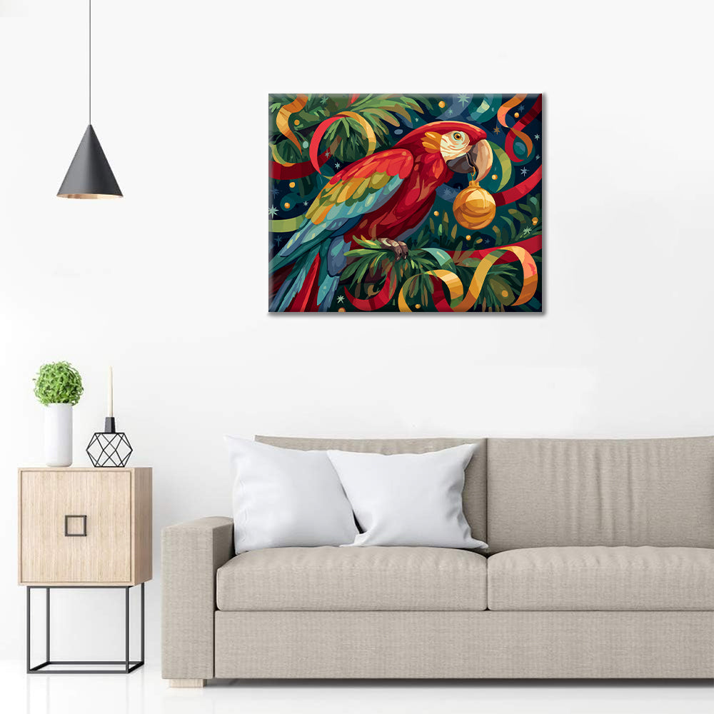 Pappagallo festivo – Dipingere con i Numeri