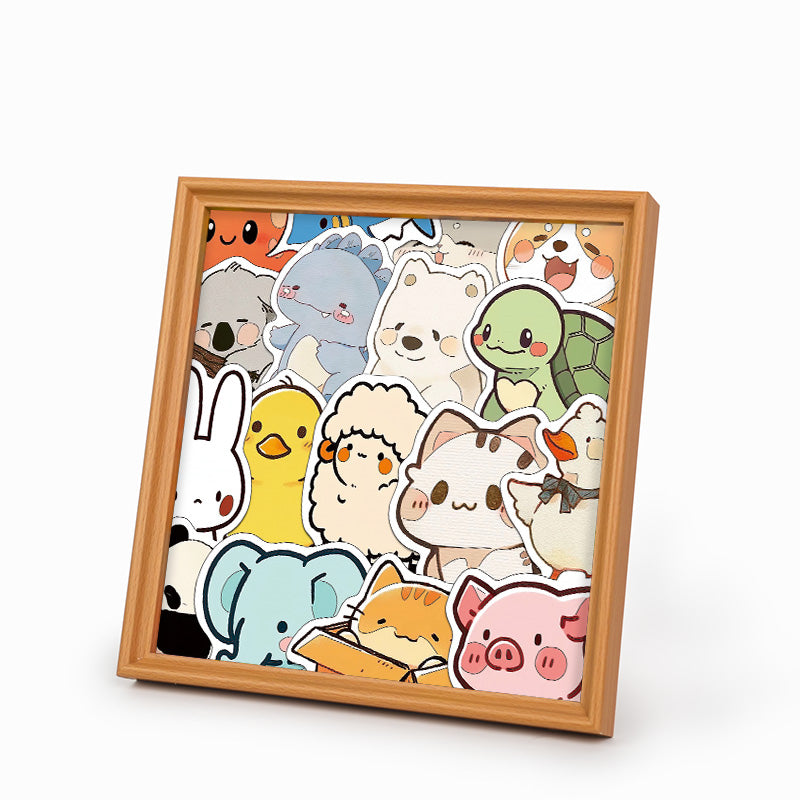 Furry Gathering - Puzzle in legno da colorare