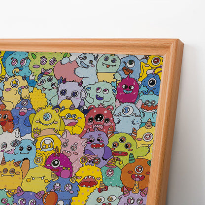 Little dinos - Puzzle in legno da colorare