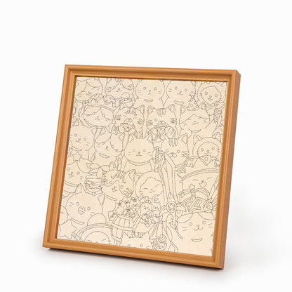 Gattini Magici - Puzzle da colorare in legno
