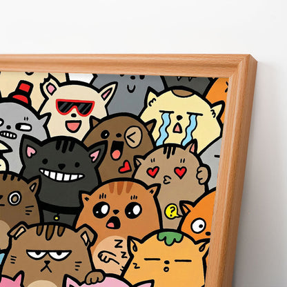 Strano ma carino - Puzzle in legno da colorare