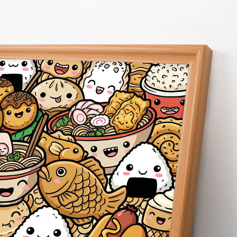 Happy Bites - Puzzle in legno da colorare