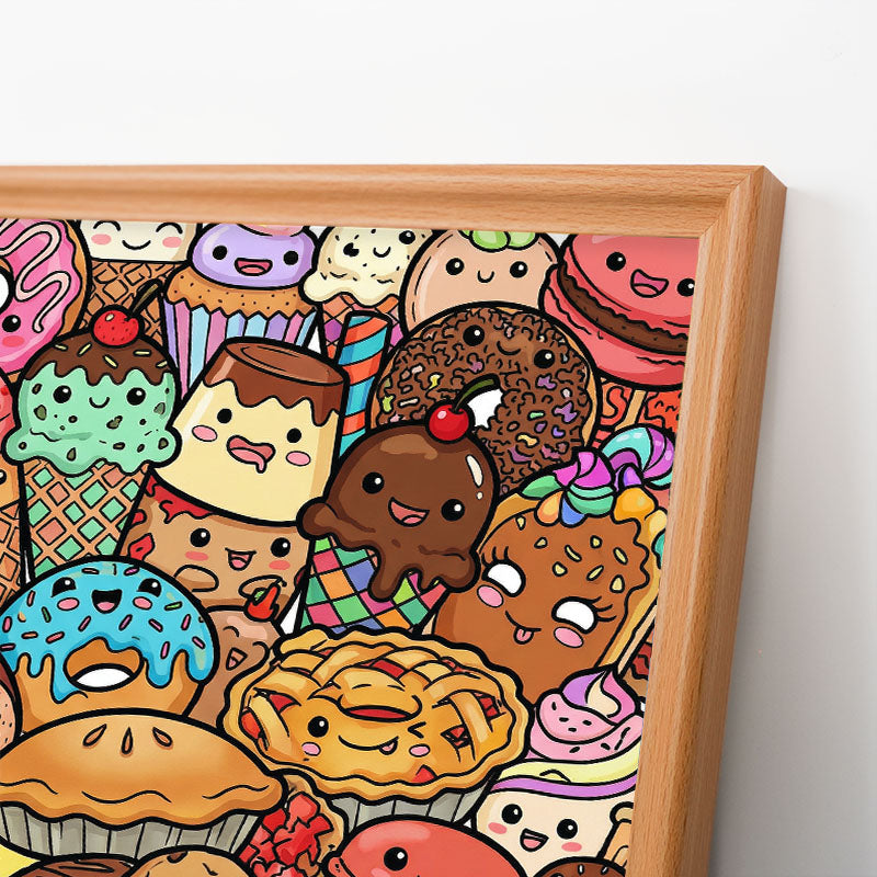 Snack Squad - Puzzle in legno da colorare