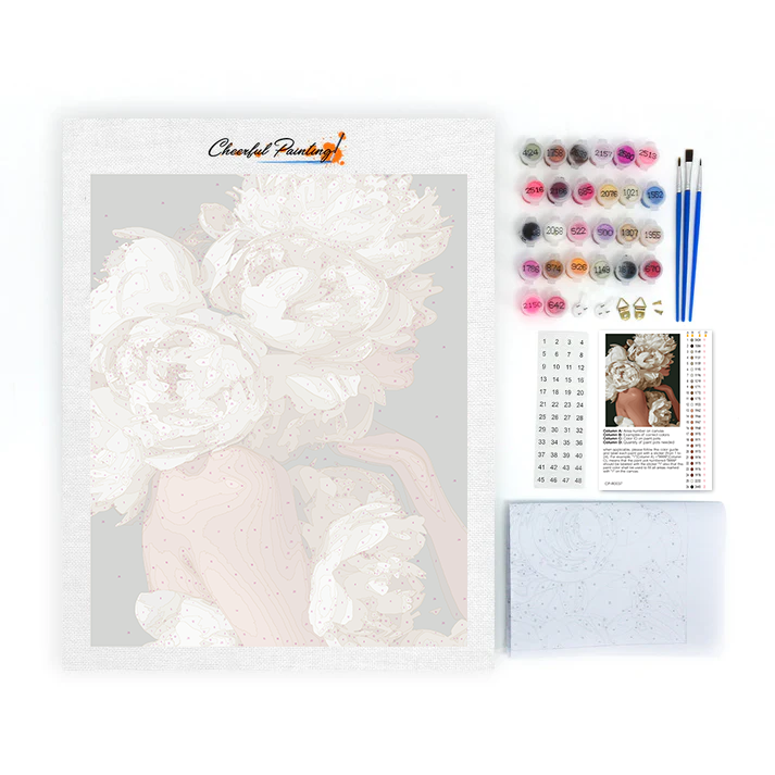Peonia - Dipingere con i Numeri