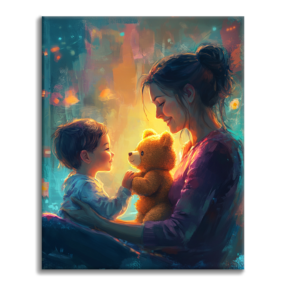 Il sorriso della mamma – Dipingi con i numeri