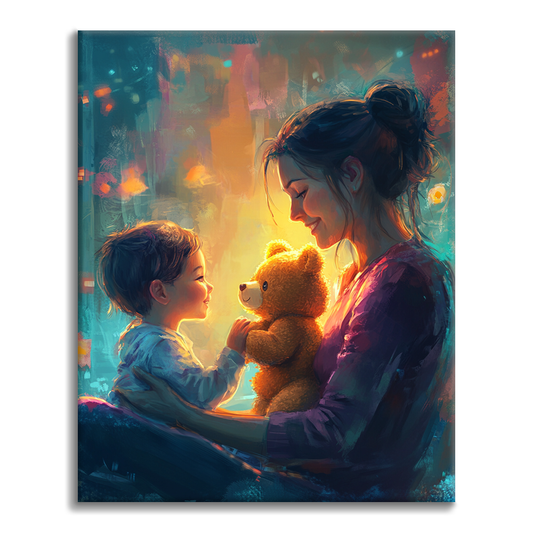 Il sorriso della mamma – Dipingi con i numeri