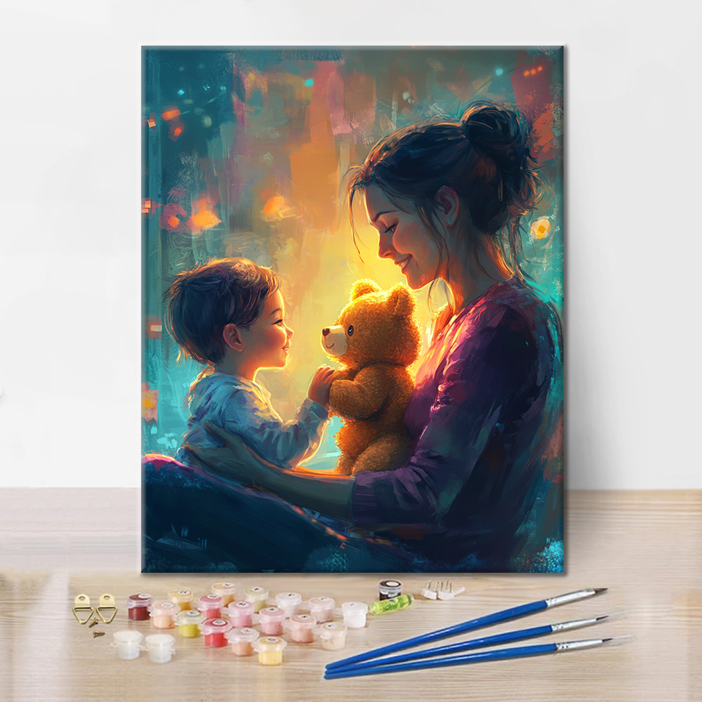 Il sorriso della mamma – Dipingi con i numeri