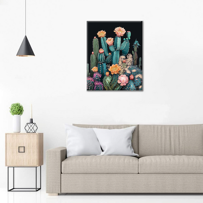 Cactus Affascinante -Dipingere con i Numeri