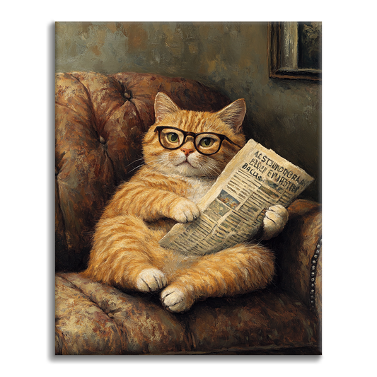 Gatto Tranquillo - Dipingere con i Numeri