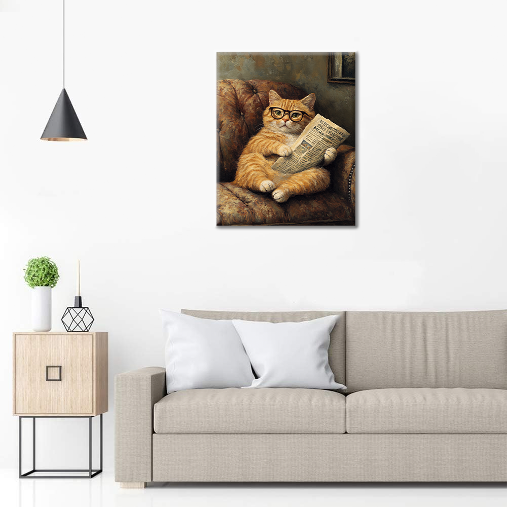 Gatto Tranquillo - Dipingere con i Numeri