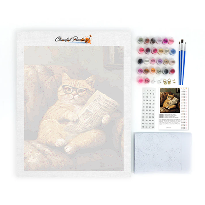 Gatto Tranquillo - Dipingere con i Numeri