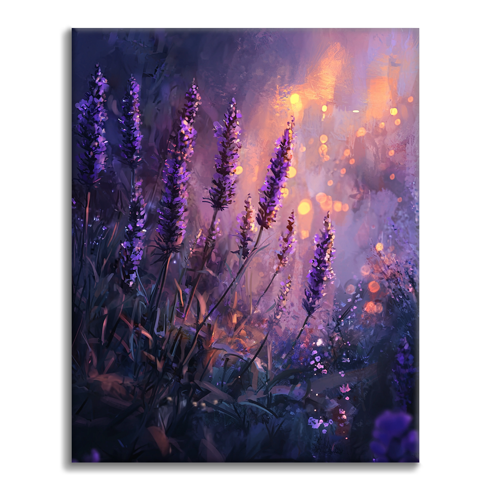 Lavanda Incantevole - Dipingere con i Numeri