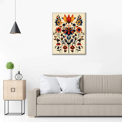 Fiori Geometrici - Dipingere con i Numeri