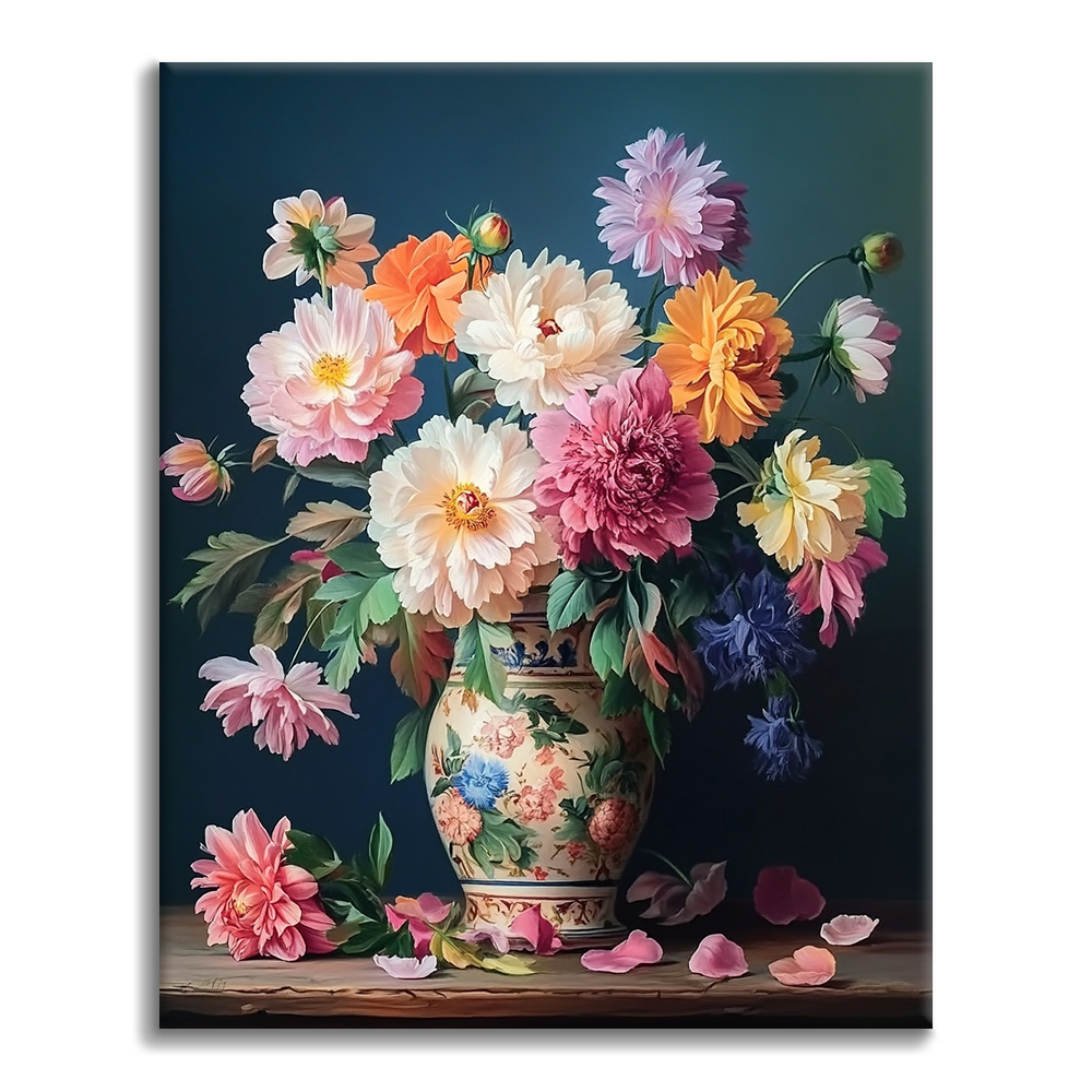 Fiori Senza Tempo - Dipingere con i Numeri